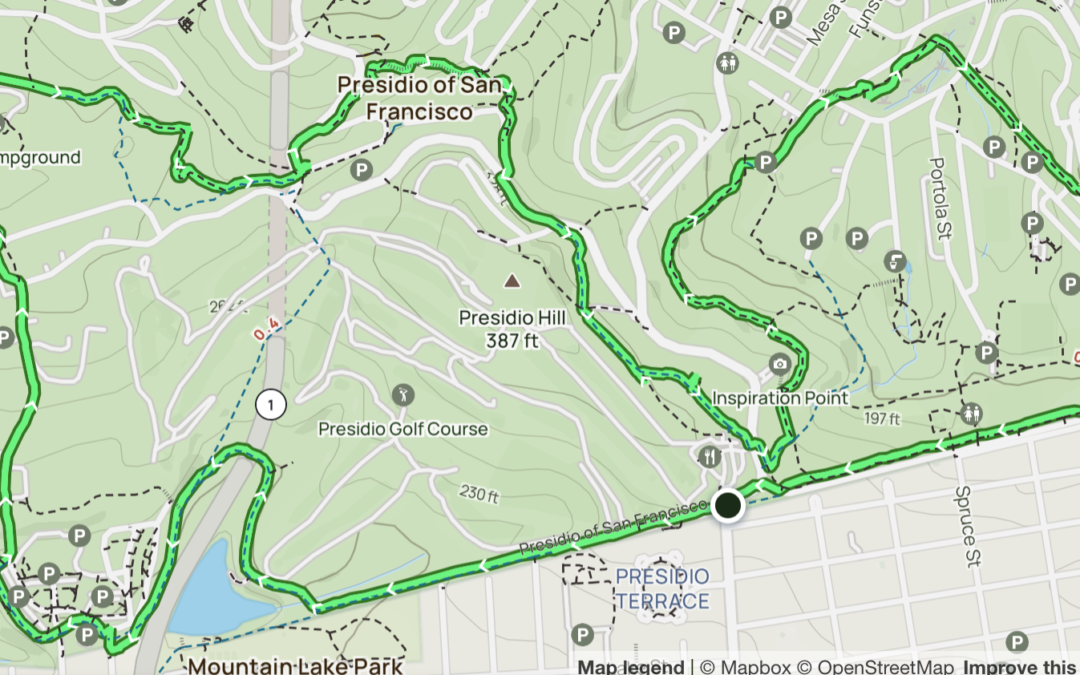 Walk & Hiking: Presidio Loop (Western Section)