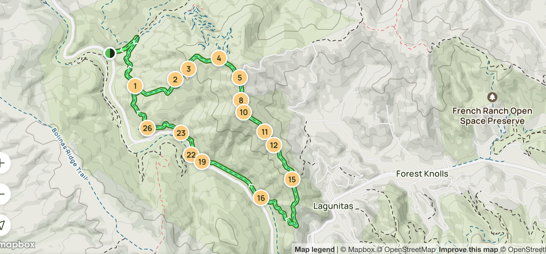 Mount Barnabe Fireroad Loop